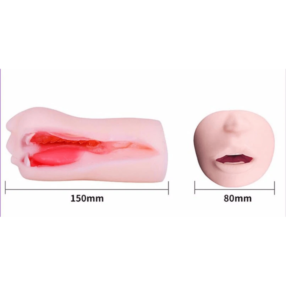 Seductive Lips Male Stroker Oral Simulator