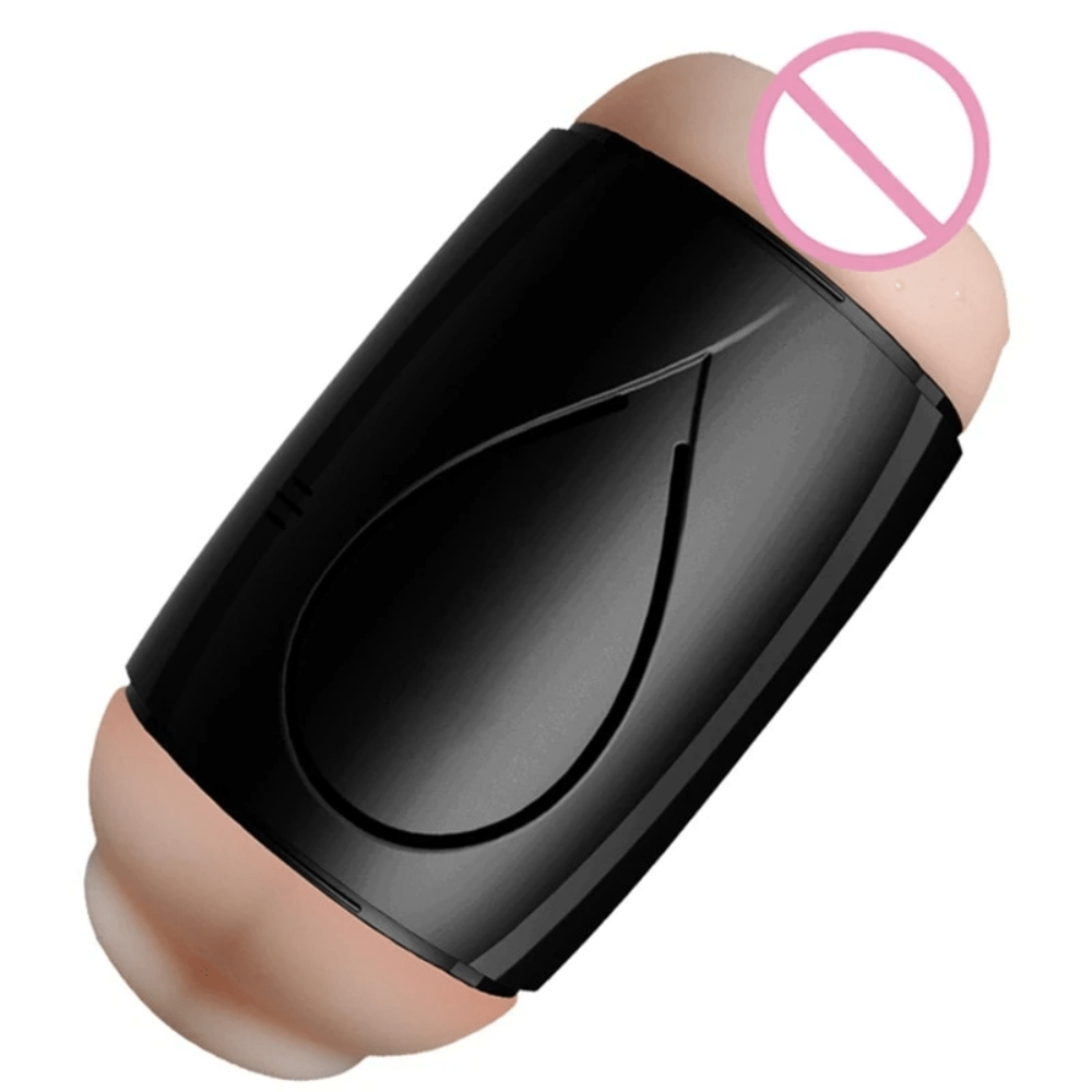 Retractable Pocket Pussy 10-Function Thruster Blowjob Machine Vibrator Auto Male Stroker