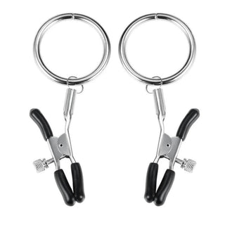 Flirting Rings Silver Clamps