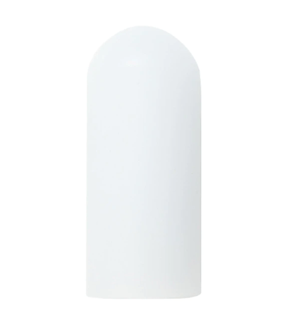 This is an image of a White Silicone Penis Sleeve with open-glans design for added sensitivity and stimulation.