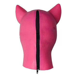 Animal Fetish Latex Pig Mask