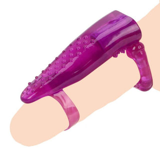 Discover the comfort and safety of Tongue-Shaped Foreplay Vibrating Ring made from premium silicone.