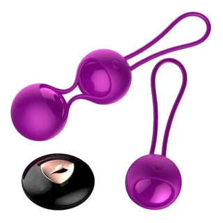 Here is an image of Vagina Clamping Remote Control Kegel Balls 3pcs, a set of remote-controlled balls designed for pleasure and vitality enhancement.
