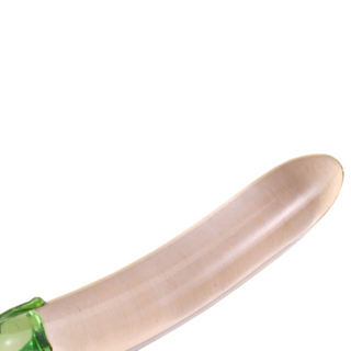 Elegant glass wand with translucent purple tint for G-spot or P-spot stimulation.