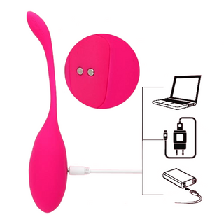 You are looking at an image of Pink Sperm Remote Control Kegel Balls, a versatile intimate toy for pleasure and Kegel exercises.