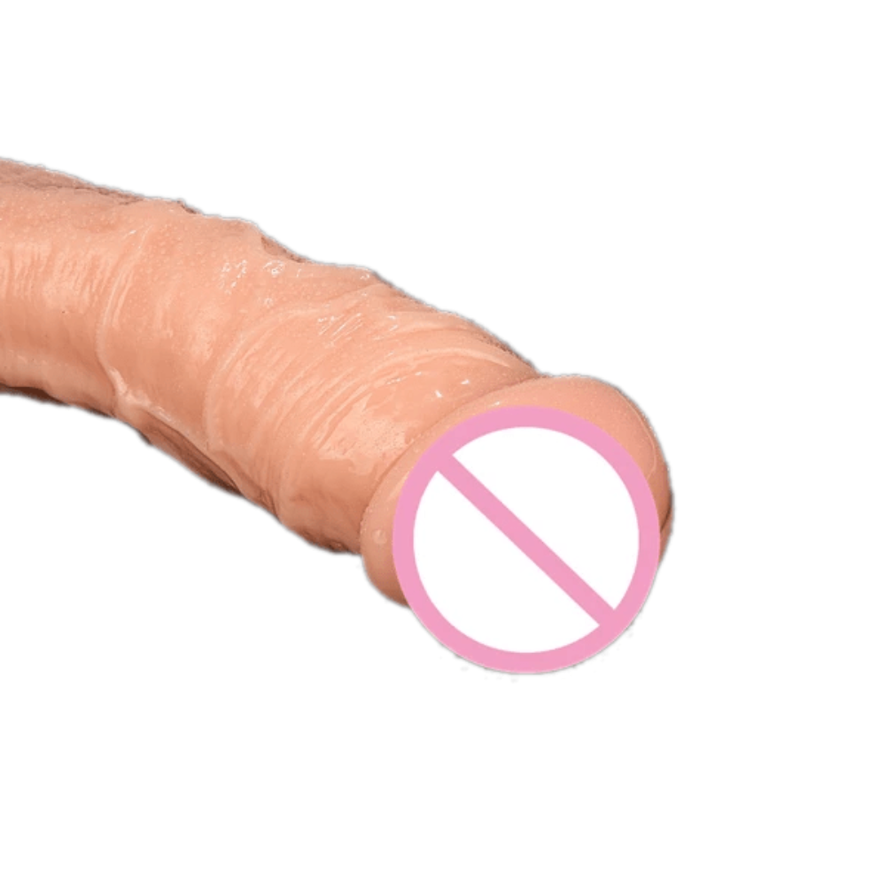 Sensually Realistic 9 Inch Suction Cup Dildo With Balls