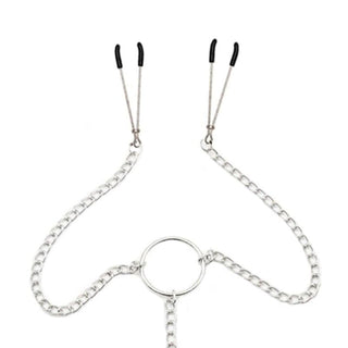 This is an image of Pure Torture Nipple Clamps Clit designed for personalized pleasure with adjustable tension control.