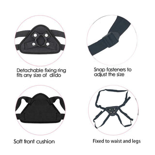 Remote-Controlled Beginner Couples Strap On With Harness