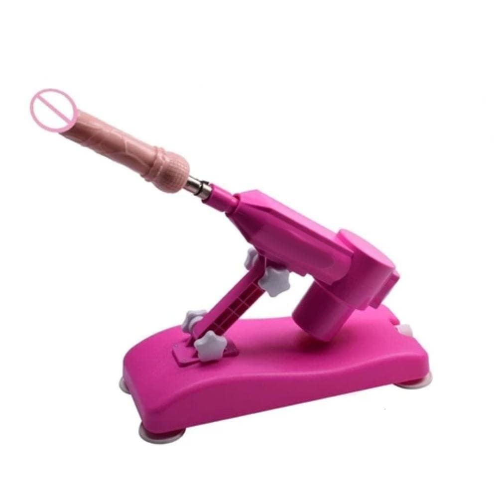 Sassy Pink Automatic Dildo Sex Machine Set