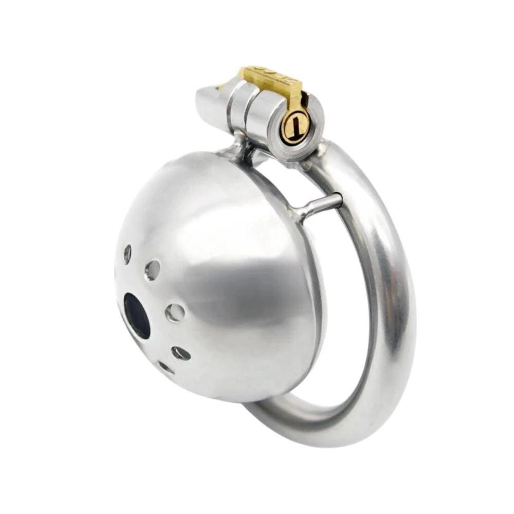 Small But Terrible Metal Chastity Cage