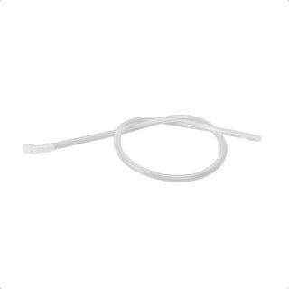 This is an image of a transparent Silicone Urethral Sound with a slender design for intimate pleasure.