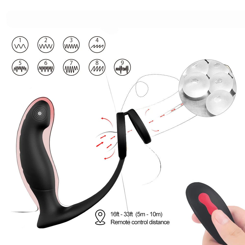 Prostate Massager With Cock Ring