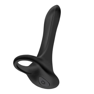 Displaying an image of Extending Vibrating Cock Ring Silicone showcasing its sleek design and powerful vibrating core.