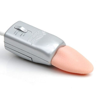 This is an image of the Absolute Bliss Sex Toy for Women Tongue Vibrator with a realistic texture and lifelike design.
