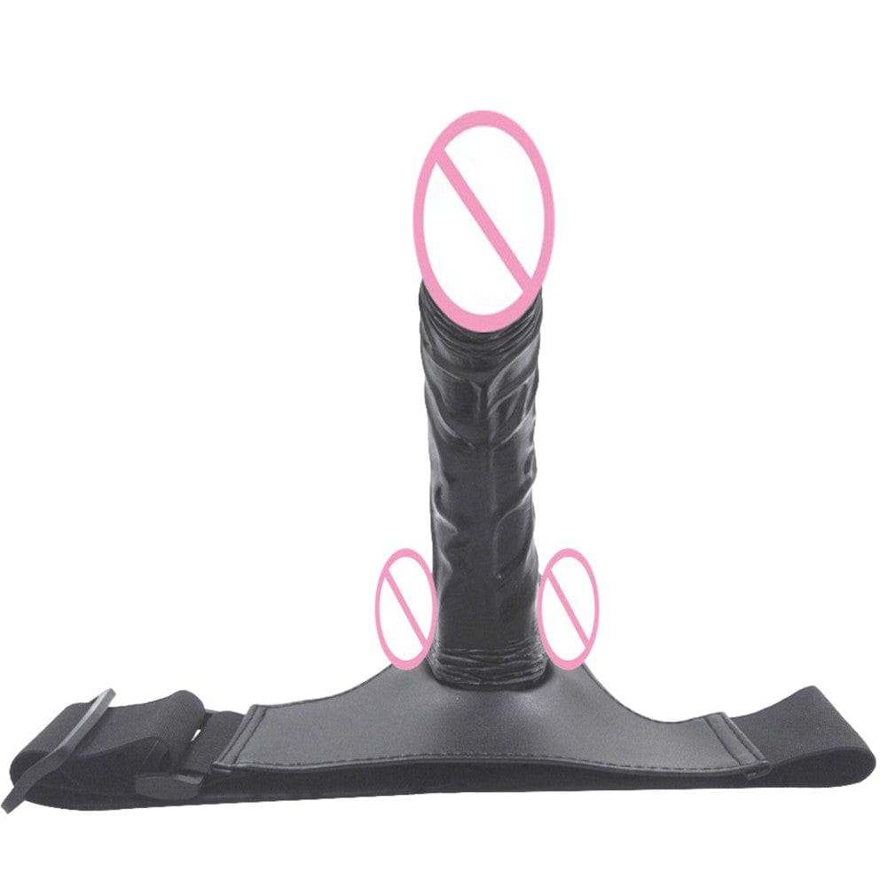 Black Mandingo 8-Inch Huge Strapon - Lovegasm Black Mandingo 8-Inch Huge Strapon - Lovegasm