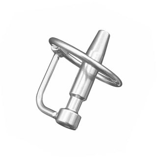 This is an image of Thick Cum-thru Penis Plug, featuring a bullet-shaped hollow design for intensified sensations.