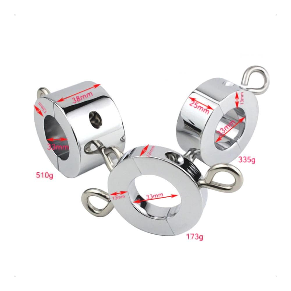 Torture and Restraint Weighted Cock Ring
