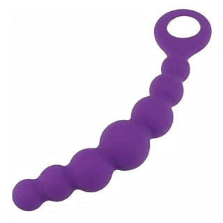 Purple Silicone Anal Beads