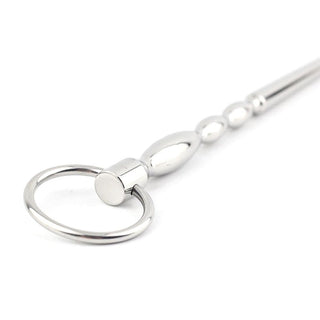 Silver-colored Solid Stainless Beginner Prince Penis Plug made of high-grade stainless steel, ensuring durability and a unique sensual feel.