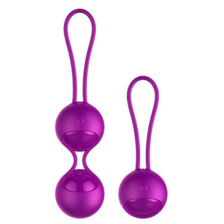 Check out an image of Vagina Clamping Remote Control Kegel Balls 3pcs, with a sleek design and 10 vibration modes for customizable pleasure experiences.