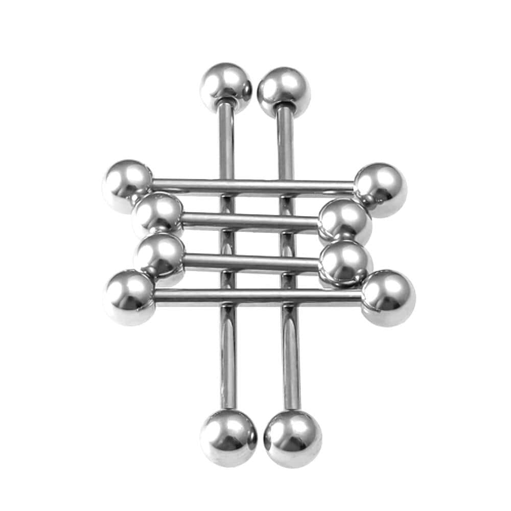 Solid Titanium Barbell Apadravya Jewelry Piercing