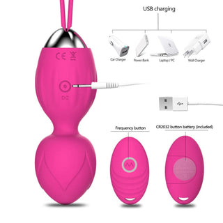 Vagina Tightening Remote Control Kegel Balls 4pcs