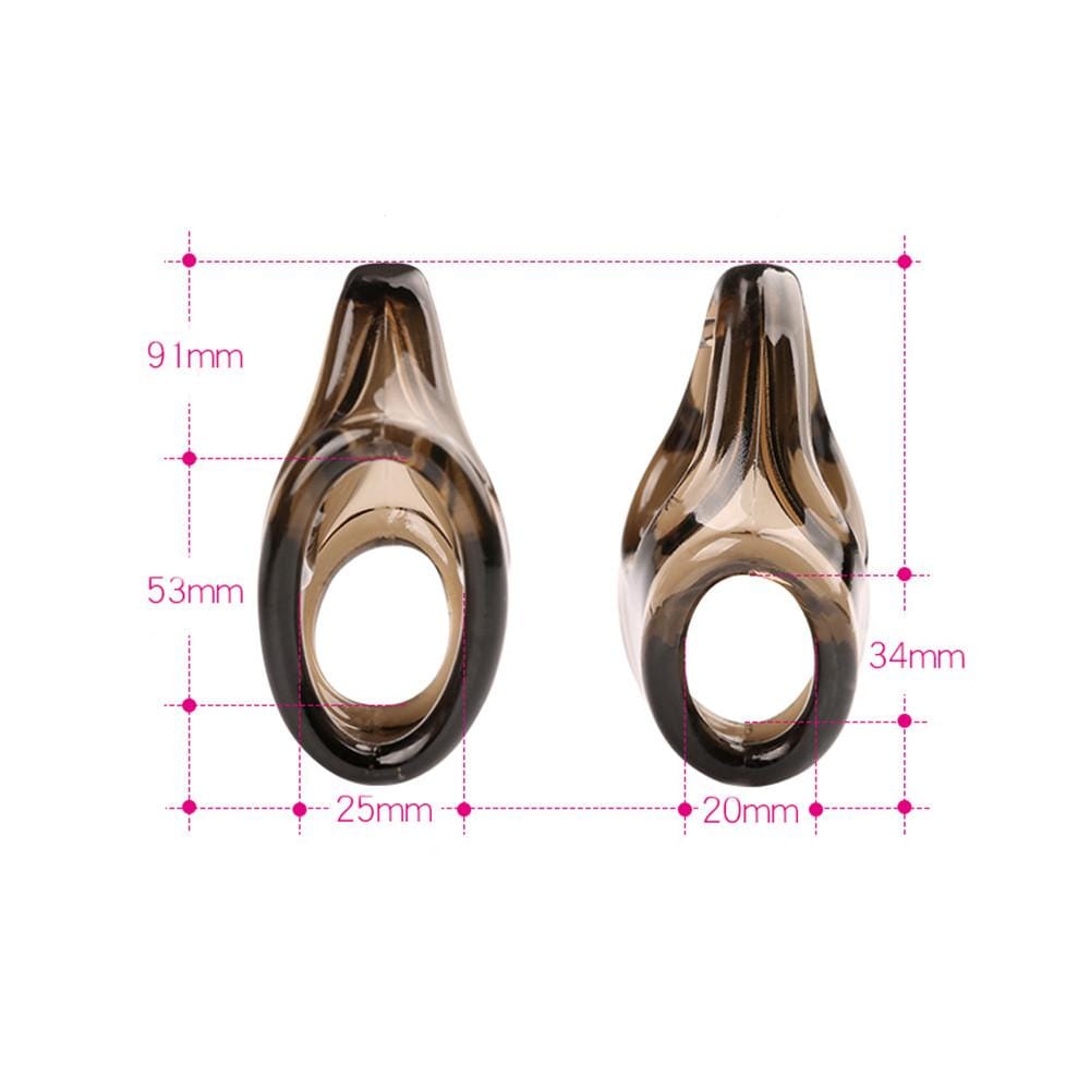 Scrotal Support Dual Cock Ring