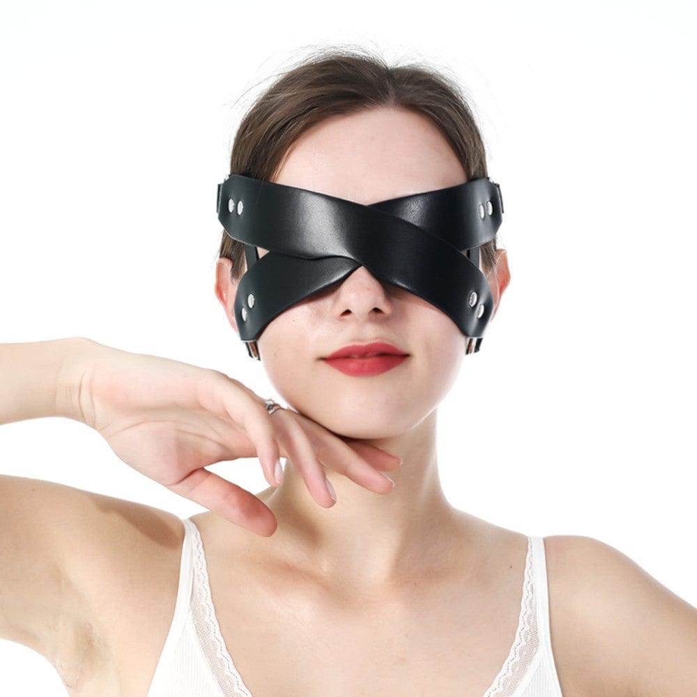 Deluxe Leather Sex Blindfold