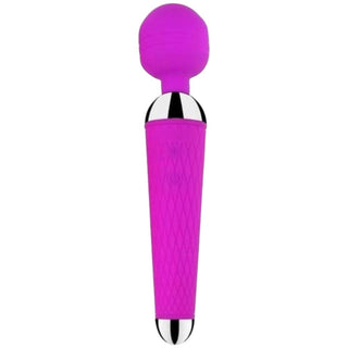 Pictured here is an image of Powerful Orgasm-Inducing Vibrator Clit Stimulator Wand Massager in black color.