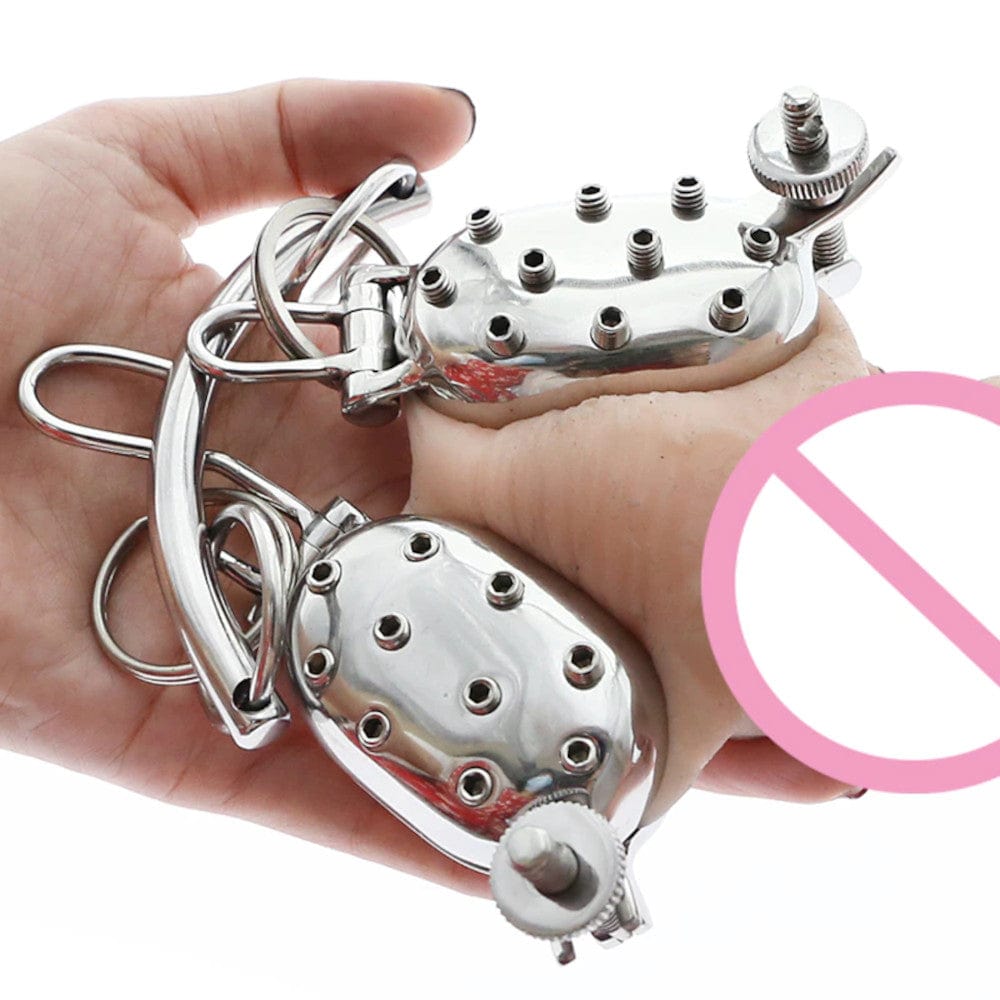 Stainless Ball Clamp Torture Device