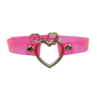 Adjustable Trendy Kawaii Collars Girls Love designed for comfort and style, featuring a metal heart pendant.
