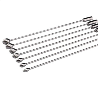 Metal Urethral Play Penis Wand (Non-Vibrating) crafted from high-quality stainless steel for safe and thrilling intimate use.