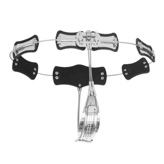 Adjustable T-type Lock Female Chastity Belt 11 inches to 53 inches Waistline