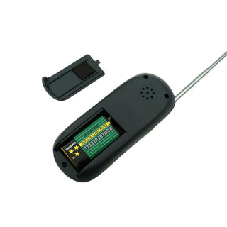Check out an image of a black Wireless Cock Torture BDSM Taser, featuring a compact design for discreet play.