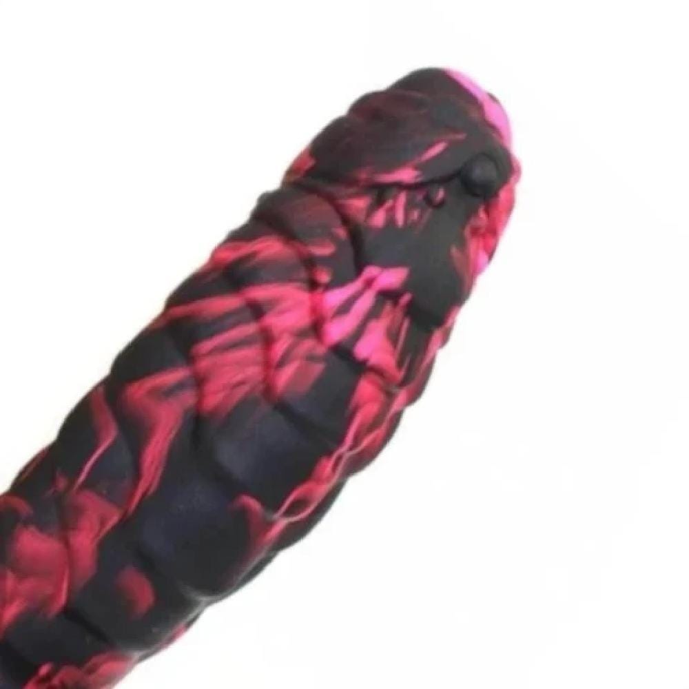Scaly 7 Inch Dildo With Balls and Suction Cup