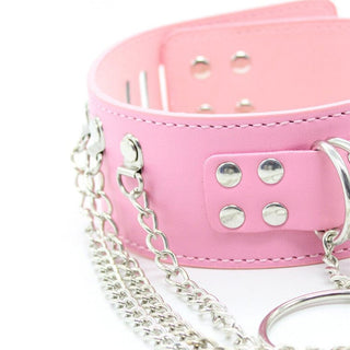 Pretty in Pink Permanent Locking Collar