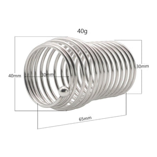 Dual Ball Stainless Steel Glans Ring
