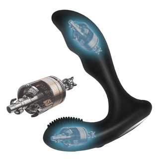 Here is an image of the premium silicone and ABS material of Dual-Motor Stimulator Prostate Massage Vibrator
