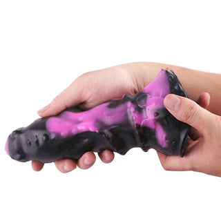 You are looking at an image of a silicone dragon dildo with 6.89-inch insertable length and 1.8-inch width.