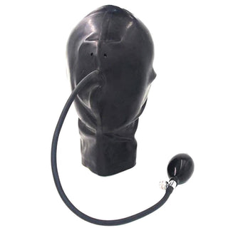 This is an image of the adjustable Bondage Mask Pump Gag for a comfortable fit.