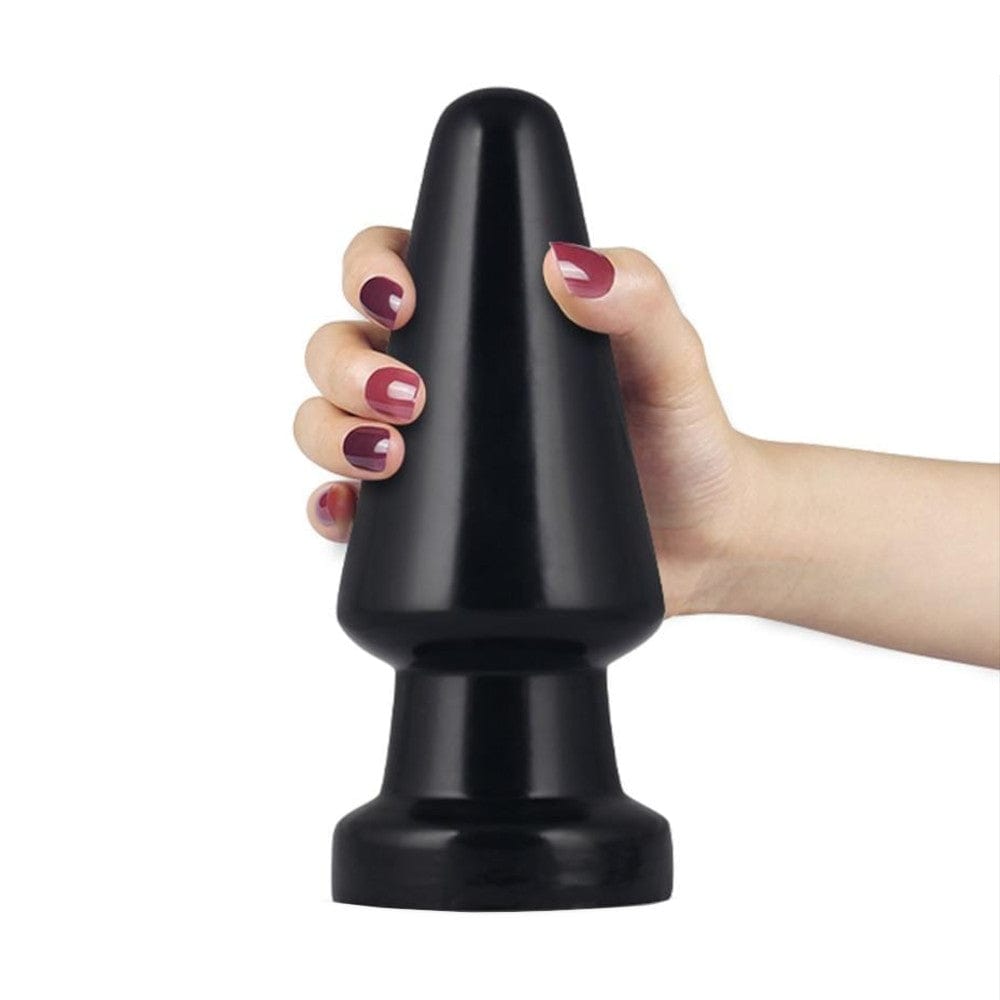 3 Inch Wide Butt Plug | Large Cone-Shaped Silicone Butt Plug 7 Inches Long