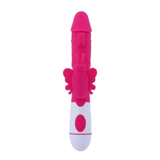 This is an image of the 8.07 inches long Vibrant Butterfly Huge Vibrator G-spot.