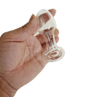 This is an image of the glass anal plug designed for comfort, safety, and unending satisfaction.