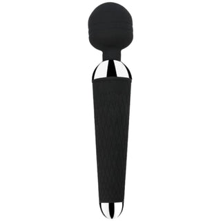 Featuring an image of Powerful Orgasm-Inducing Vibrator Clit Stimulator Wand Massager with 360-degree rotating head.
