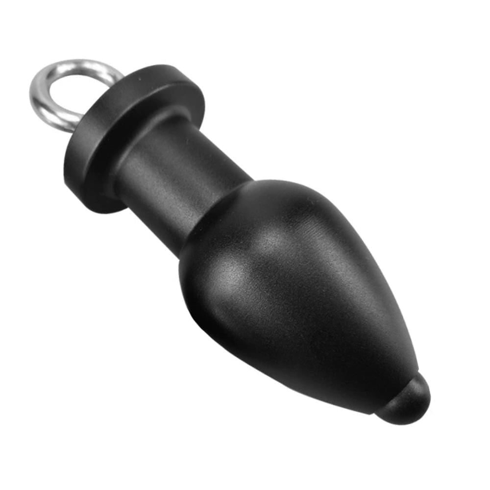 This is an image of Metal Ass Dilator Hollow Anal Plug 4.53 Inches Long, designed for unforgettable backdoor pleasure with a versatile hollow center for added stimulation.