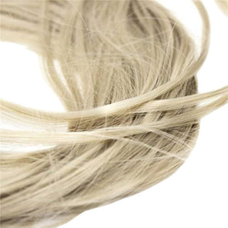 Silky Blonde Horse Tail Plug 22 Inches Long with a black plug and blonde synthetic fiber tail, ideal for fantasy and desire.