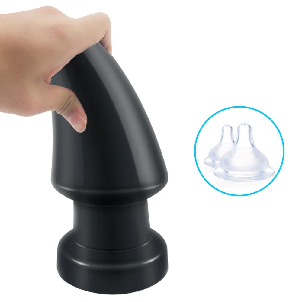 3 Inch Wide Plug | Large Cone-Shaped Silicone Plug 7 Inches Long