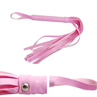 Sugar and Spice Pink Leather Body Bondage Set with BDSM Rope Play Restraints