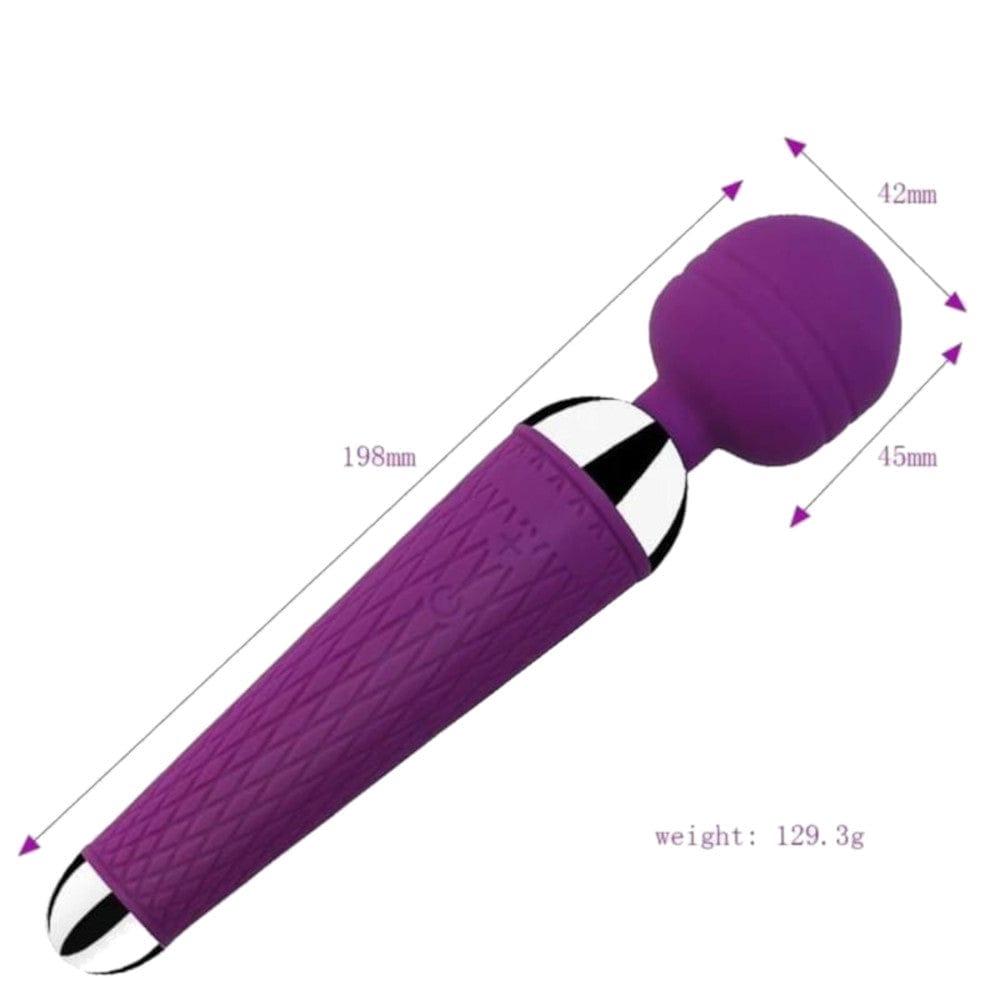 Take a look at an image of Powerful Orgasm-Inducing Vibrator Clit Stimulator Wand Massager with a width of 1.65 inches.
