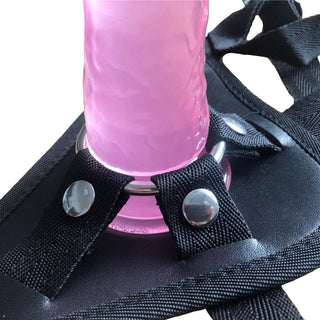 What you see is an image of Sexy Pegging Pink Strap On Dildo - Choose between the dildo only model or the one with a strap for ultimate enjoyment.